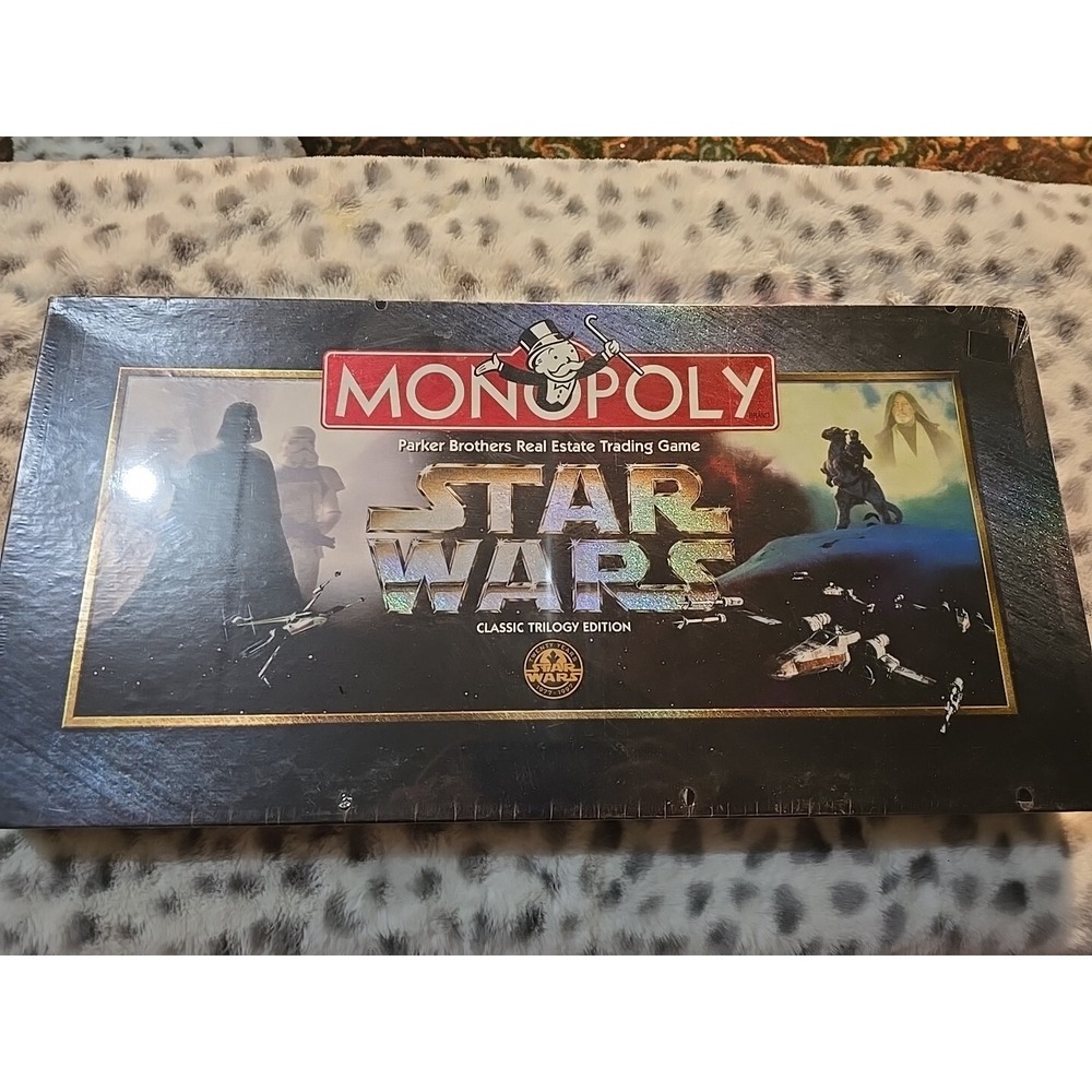 Monopoly Stars Wars Classic Trilogy Edition Board Game 1997 New In Box